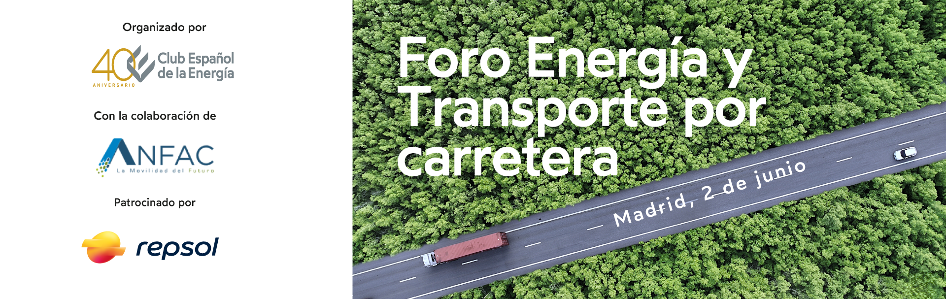 energía y carretera